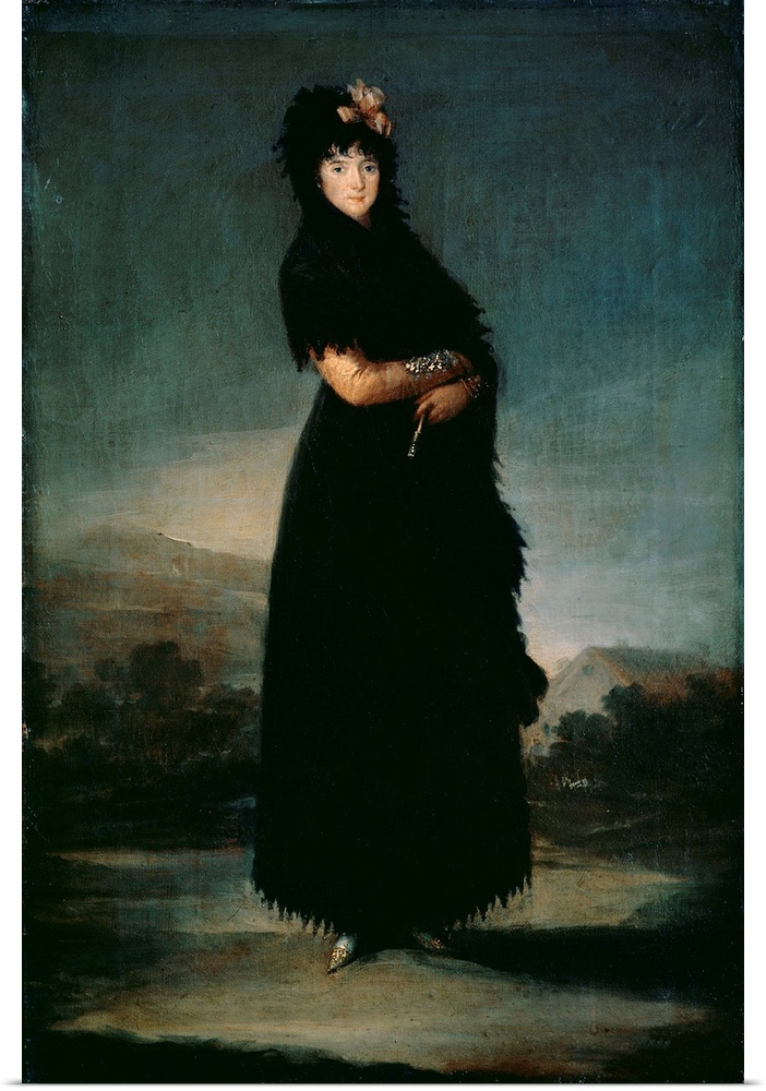 XIR543 Mariana Waldstein (1763-1808) 9th Marquesa of Santa Cruz, c.1797-99 (oil on canvas)  by Goya y Lucientes, Francisco...
