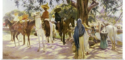 Market day at San Gabriel (1909), Mexico
