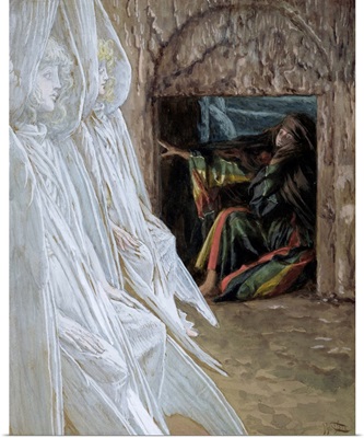Mary Magdalene Questions the Angels in the Tomb, illustration for The Life of Christ