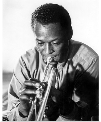 Miles Davis (1926-1991) American Jazz Trumpet Player, 1959
