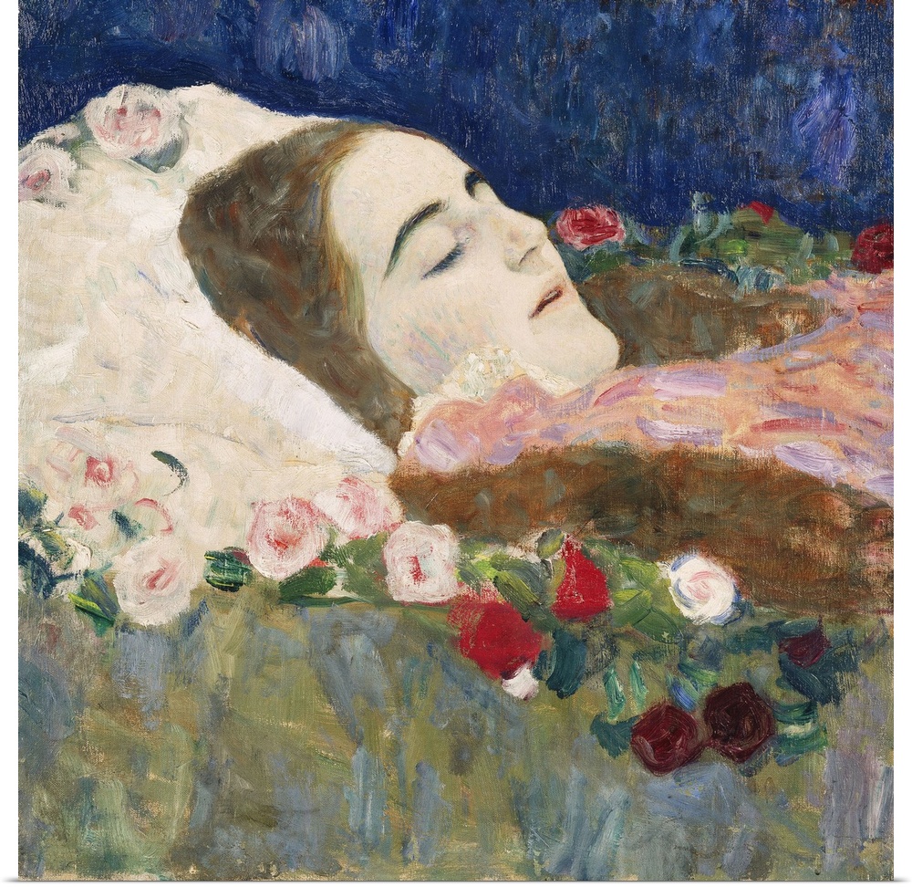 Miss Ria Munk On Her Deathbed (Fraulein Ria Munk Auf Dem Totenbett), 1910