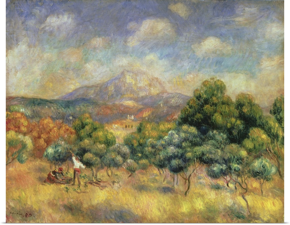 Mont Sainte-Victoire, 1889 (Originally oil on canvas)