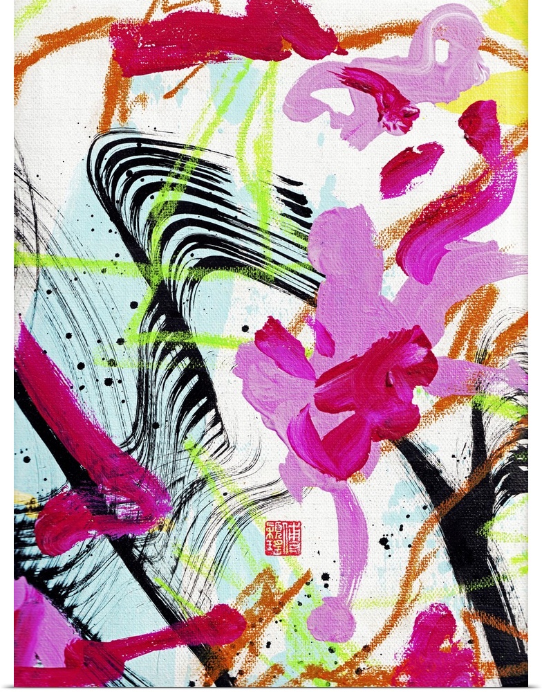 Mozart's Spring Ink Abstraction 1, 2020