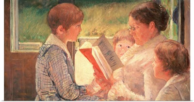 Mrs Cassatt Reading to her Grandchildren, 1888