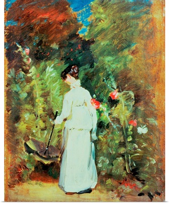 Mrs Constable in her Garden