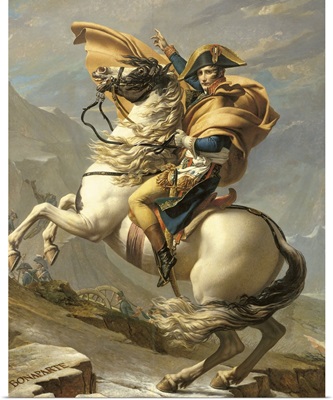 Napoleon (1769 1821) Crossing the Alps at the St Bernard Pass