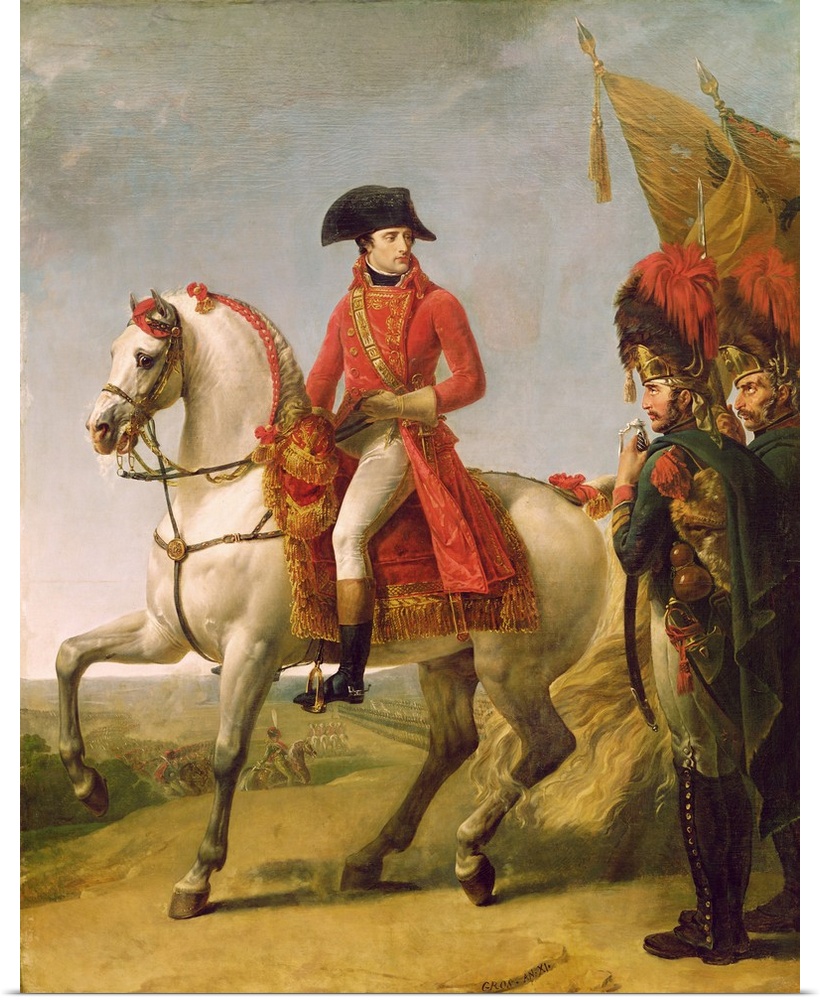 Napoleon, Premier Consul, Passe en revue les soldats;