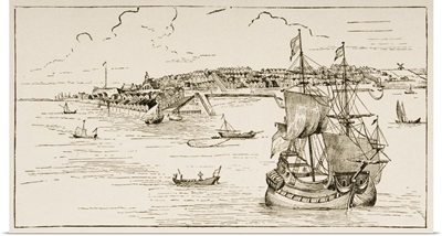 New York in 1673, from American Pictures