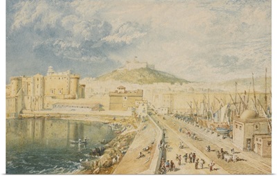 Old Harbour, Naples, 1818