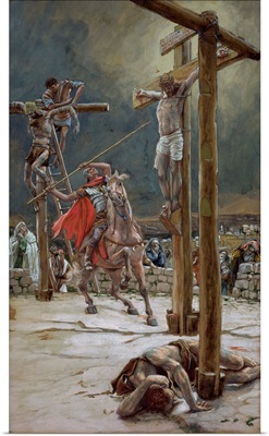 One of the Soldiers with a Spear Pierced His Side, illustration for 'The Life of Christ'