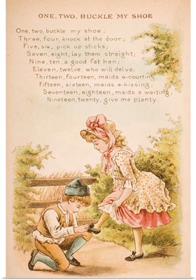 One, Two, Buckle my Shoe, from Old Mother Goose's Rhymes and Tales
