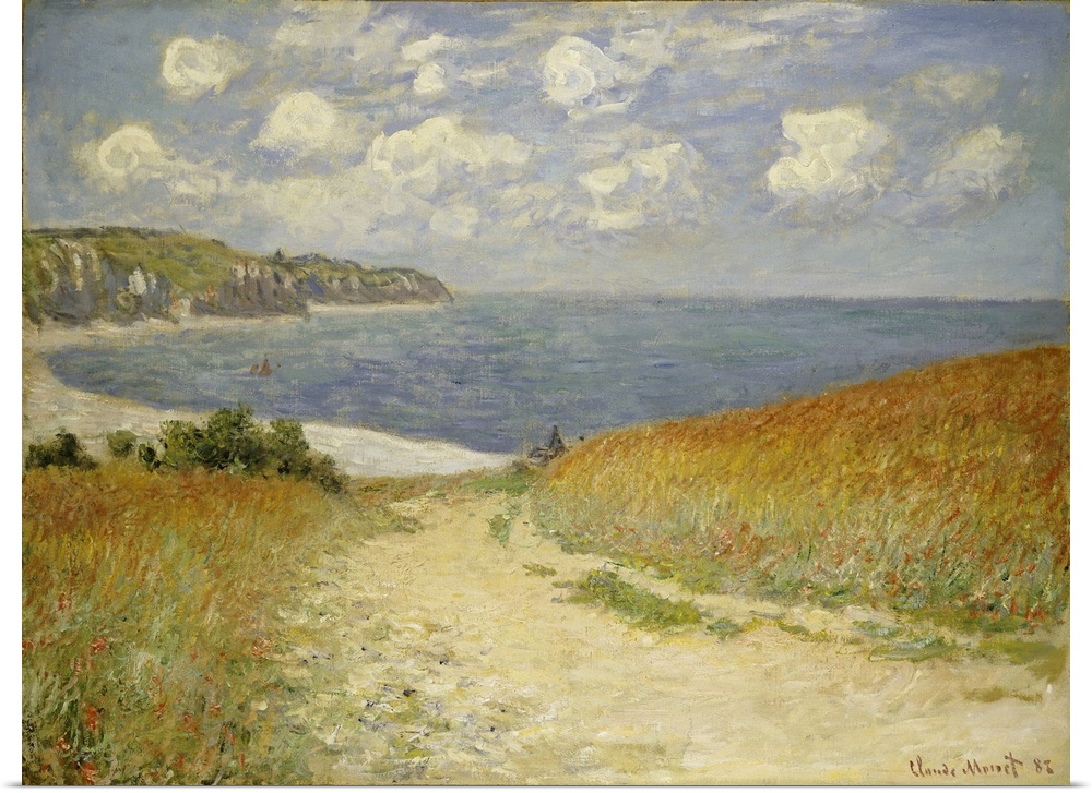 Path In The Wheat At Pourville, 1882