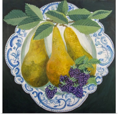 Pears On A Plate