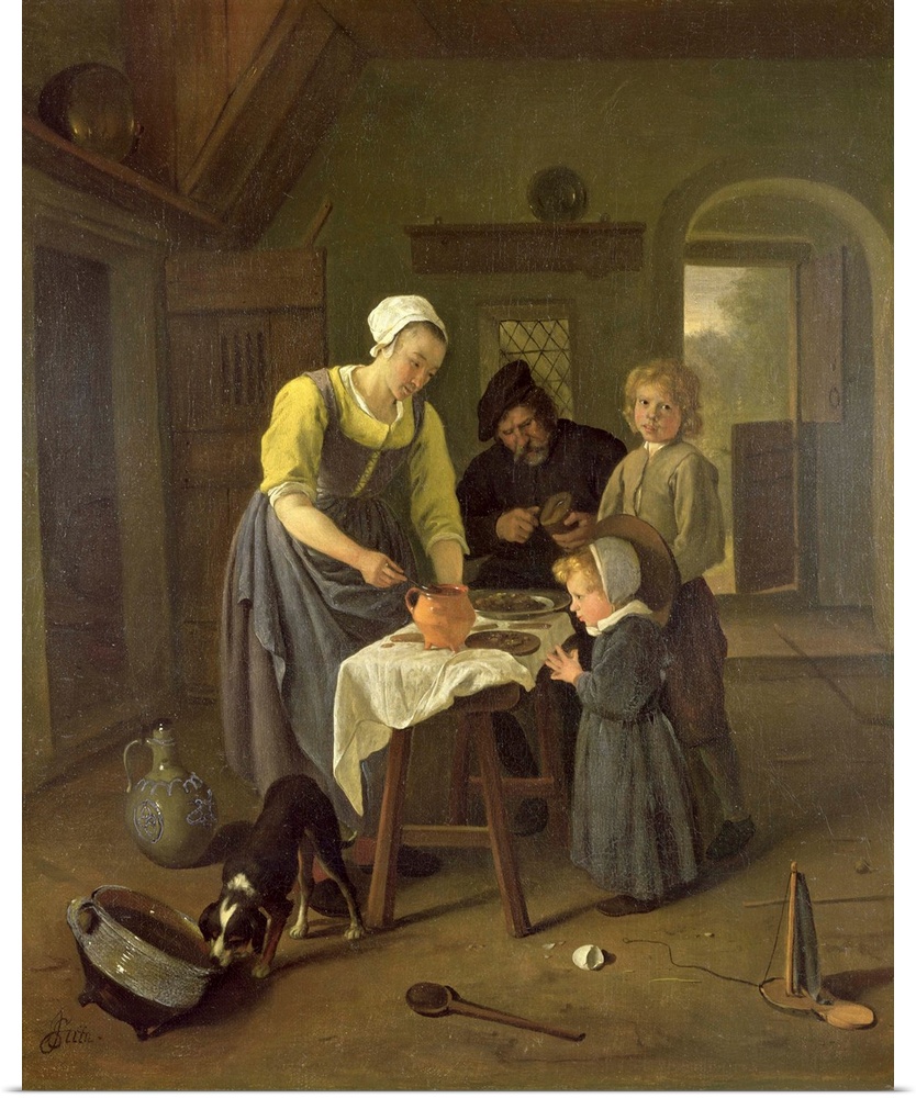 Peasant Family at Meal time, c.1665
