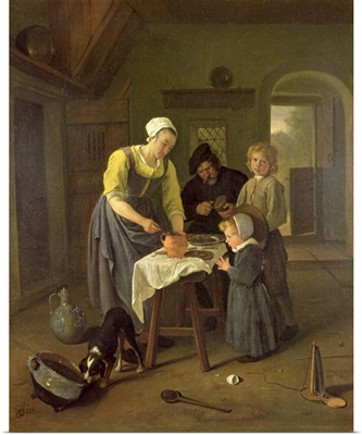 Peasant Family at Meal time, c.1665
