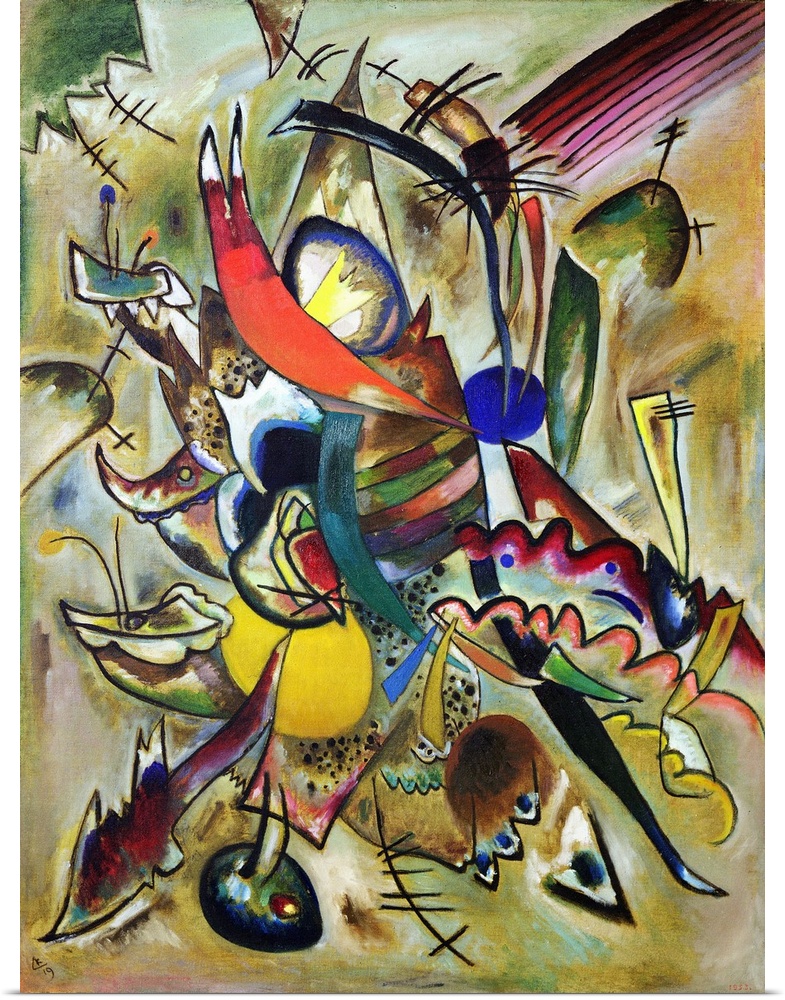 Picture with Points, 1919 by Kandinsky, Wassily (1866-1944)