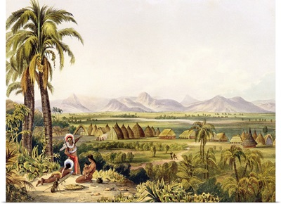 Pirara and Lake Amucu, The Site of Eldorado, printed by Georges Barnard