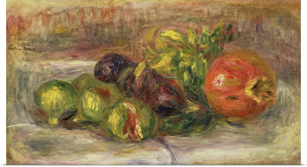 Pomegranates And Figs, 1917 (Originally oil on canvas)
