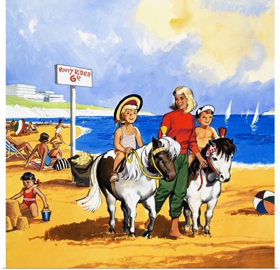 Pony Rides at the Beach