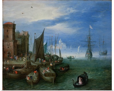 Port Scene In Venice