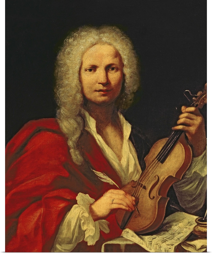 one of the only three known portraits of Antonio Lucio Vivaldi (1678-1741) (see also 135253 and 485165)