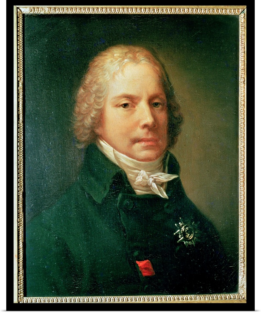 XIR79707 Portrait of Charles Maurice de Talleyrand-Perigord (1754-1838) (oil on canvas)  by Prud'hon, Pierre-Paul (1758-18...