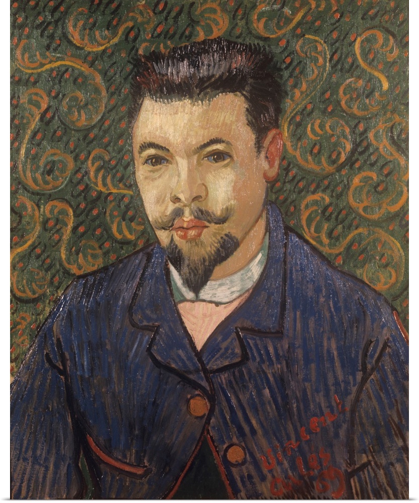 Portrait of Dr. Felix Rey, 1889 (originally oil on canvas) by Gogh, Vincent van (1853-90)