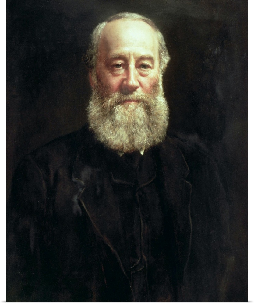 BAL3176 Portrait of James Prescott Joule (1818-89) (oil on canvas)  by Collier, John (1850-1934); Royal Society, London, U...