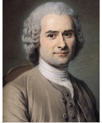 Portrait of Jean Jacques Rousseau (1712-78)