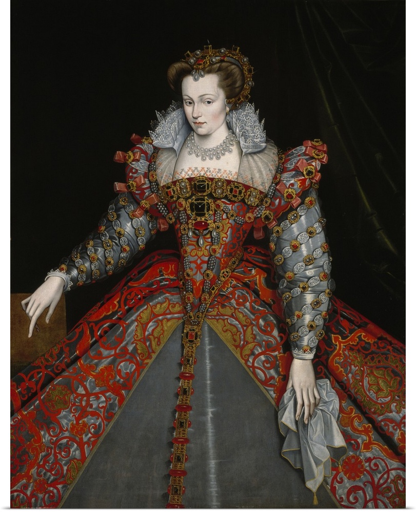 Portrait Of Louise De Lorraine (Originally oil on canvas)