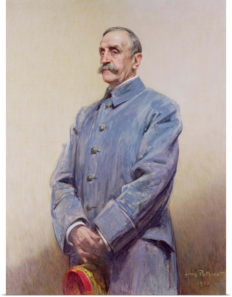 XIR27923 Portrait of Marshal Ferdinand Foch (1851-1929) 1920 (oil on canvas)  by Patricot, Jean (1865-1928); 130x97 cm; Ch...