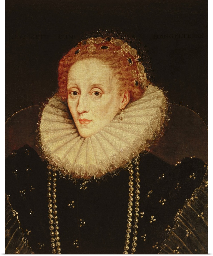 BAL5526 Portrait of Queen Elizabeth I (1533-1603) (oil on panel)  by Gheeraerts, Marcus, the Younger (c.1561-1635); Privat...