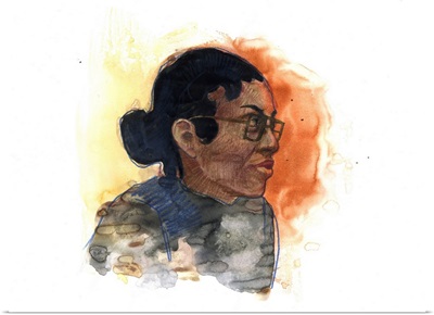 Portrait Of Rosa Parks, Civil Rights Leader