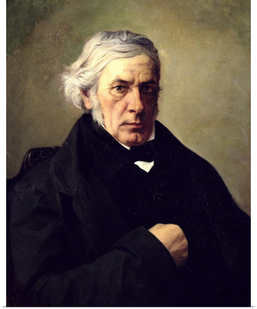 XIR162991 Portrait of Victor Cousin (1792-1867) c.1881 (oil on canvas); by Mouchot, Louis Claude (1830-91); 73x60 cm; Chat...