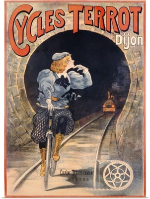 Poster advertising Cycles Terrot, printed by P. Vercasson, Paris, c.1900