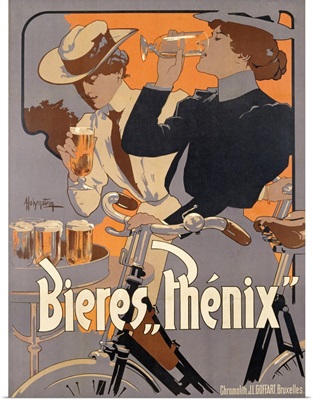 Poster advertising Phenix beer, c.1899