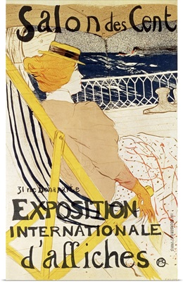 Poster advertising the Exposition Internationale dAffiches, Paris, c.1896