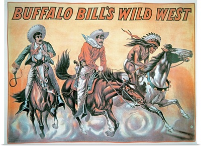 Poster for Buffalo Bill's (1846-1917) Wild West Show, 1898