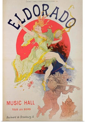 Poster for El Dorado by Jules Cheret (1836-1932)