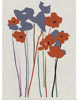 Printed Poppies