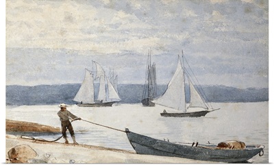 Pulling The Dory, 1880