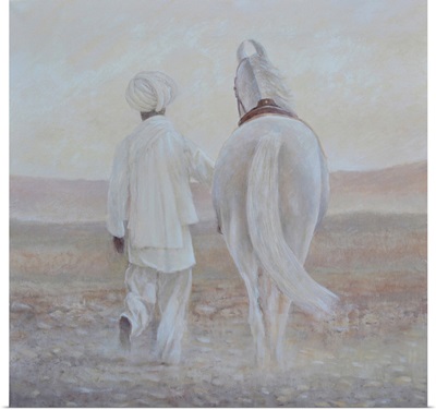 Rabari And White Horse