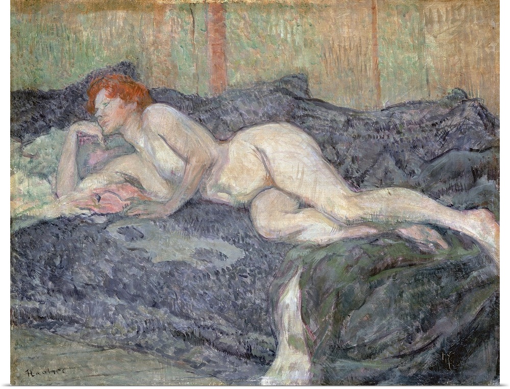 Reclining Nude, 1897 (Originally oil on panel)