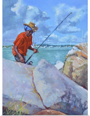 Red Fisherman, 2019