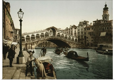 Rialto Bridge Venice, C1900