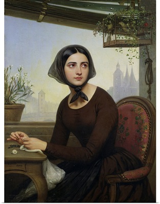 Rigolette Trying to Distract herself during Germain's Absence, 1844
