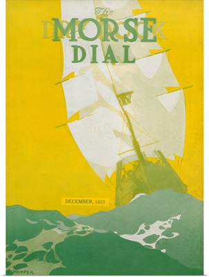 'Sailing Vessel,' front cover of the 'Morse Dry Dock Dial', December 1921