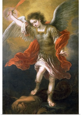 Saint Michael banishes the devil to the abyss, 1665/68