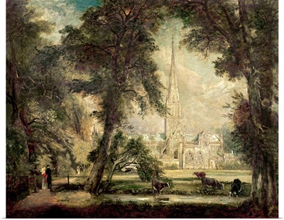 Salisbury Cathedral from the Bishops Grounds, c.1822 23