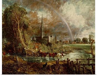 Salisbury Cathedral From the Meadows, 1831